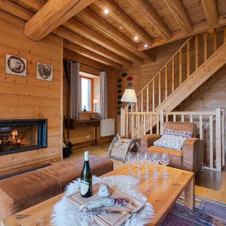 Chalet L'Orcières, Spa Privé et Charme Montagnard - Chalet - 8