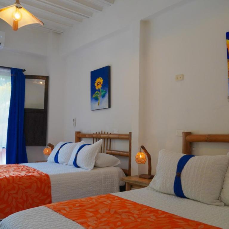 LA GRANJA ECOHOTEL - Habitación Doble - 2 camas dobles - 1