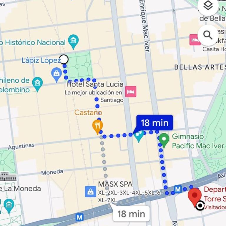 1Centro histórico, salida Metro Santa Lucía - Apartamento de 1 dormitorio - 33