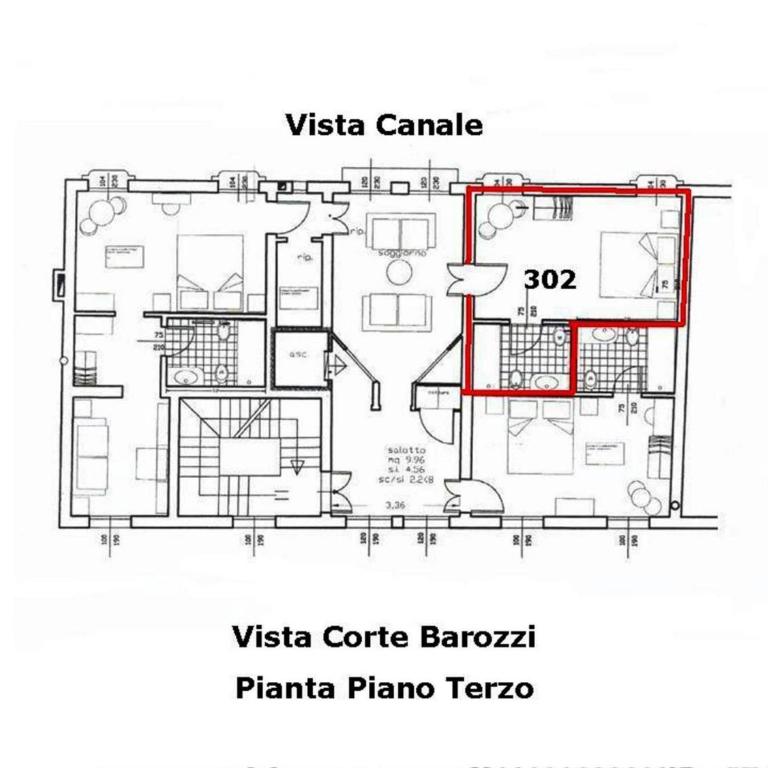 Corte Barozzi Venice Suites - Camera Deluxe Matrimoniale/Doppia con Letti Singoli con Vista Canale - 2