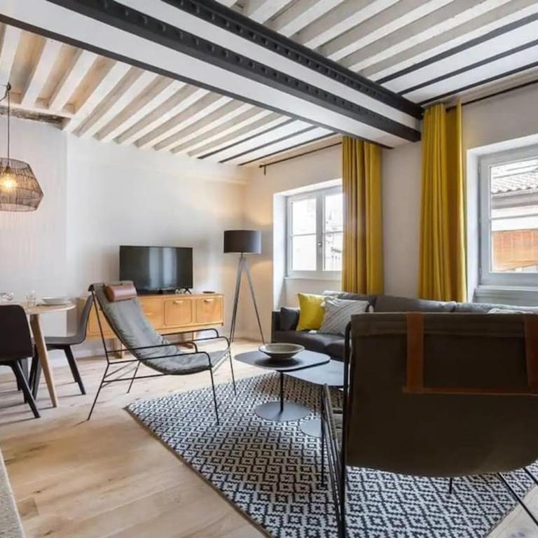 Canut authentique et design, deux chambres, Lyon 1 - Apartamento de 2 dormitorios - 24