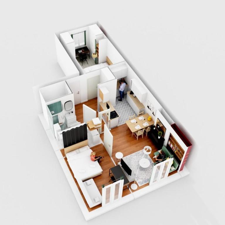 Le COCON - centre-ville, gare - Appartamento con 2 Camere da Letto - 2