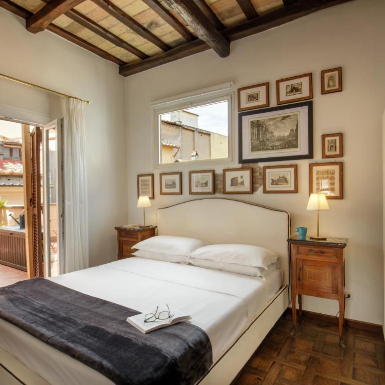 The Right Place 4U Navona Luxury Rooms - Camera Matrimoniale Superior con Terrazza - 1