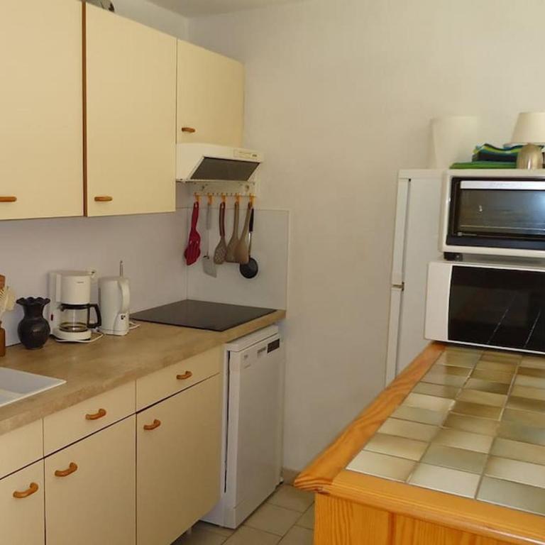 Bel appartement climatisé 100m plage - Deluxe One-Bedroom Apartment with Garden View - 6