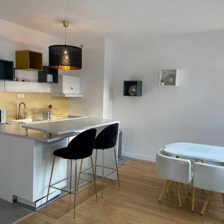 Studio moderne et lumineux, proche Tete d Or, Lyon - Appartement 1 Chambre - 6