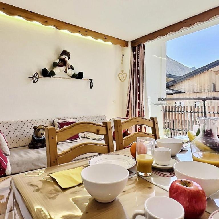 Résidence Les Hauts Lieux - Joli studio 4 personnes à Tignes au pied des commerces et proche des pistes dans le quartier du Rosset. Charmant studio cabine MAE-2137 - Studio - 12