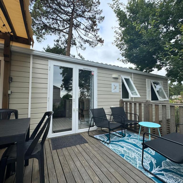 Mobil home XXL - Bord LAC - CAMPING Les Viviers - Lège cap ferret - Mobile Home - 4