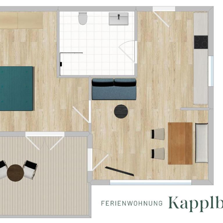Ferienwohnungen Im Ried - Apartment mit 1 Schlafzimmer - 7