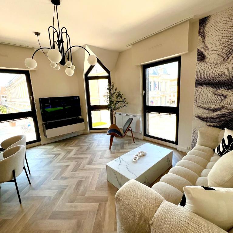 Spa et Sauna Luxueux Hyper centre avec climatisation Parking gratuit - Appartement 2 Chambres - 22