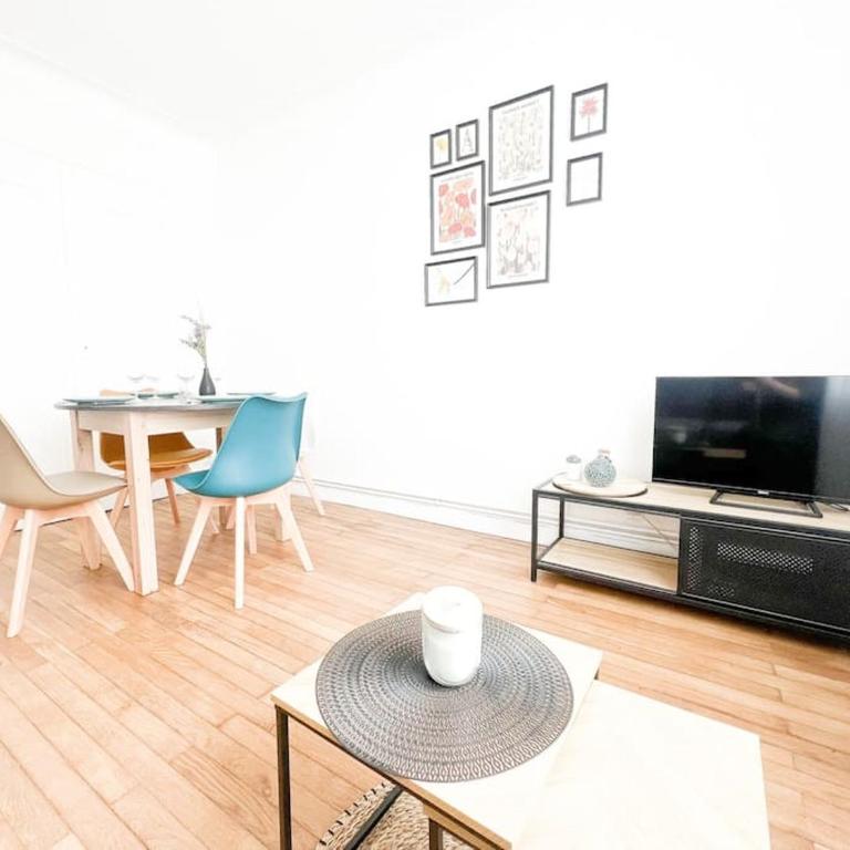T2 Jardin, Centre, Gare, 5'plage - Appartement 1 Chambre - 25