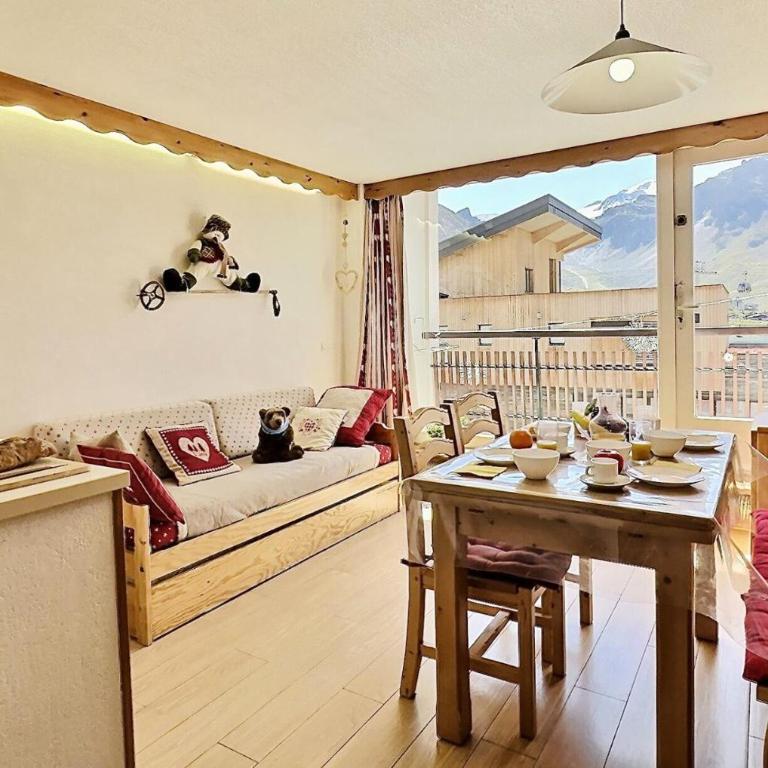 Résidence Les Hauts Lieux - Joli studio 4 personnes à Tignes au pied des commerces et proche des pistes dans le quartier du Rosset. Charmant studio cabine MAE-2137 - Studio - 1