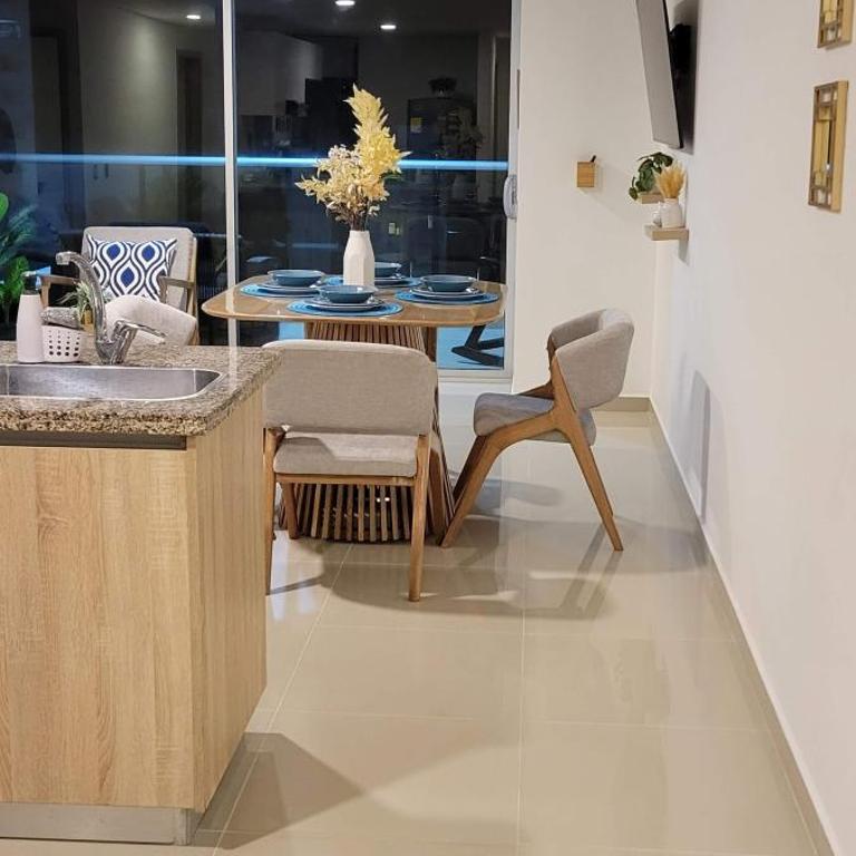 Stunning Infinity Pool, Balcony, steps from Walled City & Marbella Beach - Three-Bedroom Apartment - 58