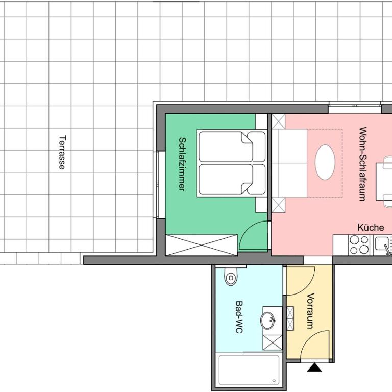 Karglhof Villa - Apartment mit 1 Schlafzimmer und Garten - 4