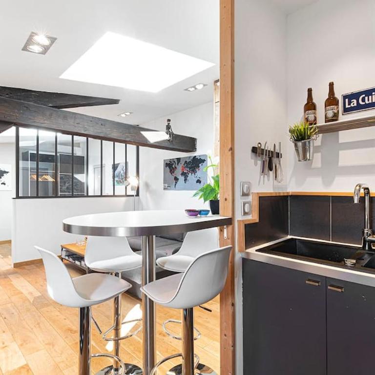 Loft élégant climatisé, Centre-ville Lyon Terreaux - Apartamento de 1 dormitorio - 4