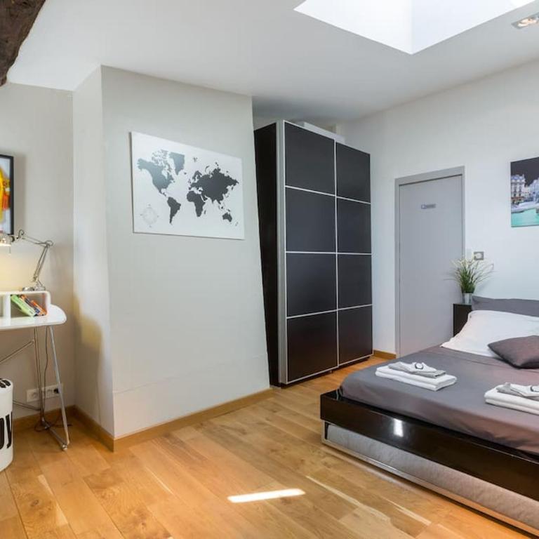 Loft élégant climatisé, Centre-ville Lyon Terreaux - Apartamento de 1 dormitorio - 18