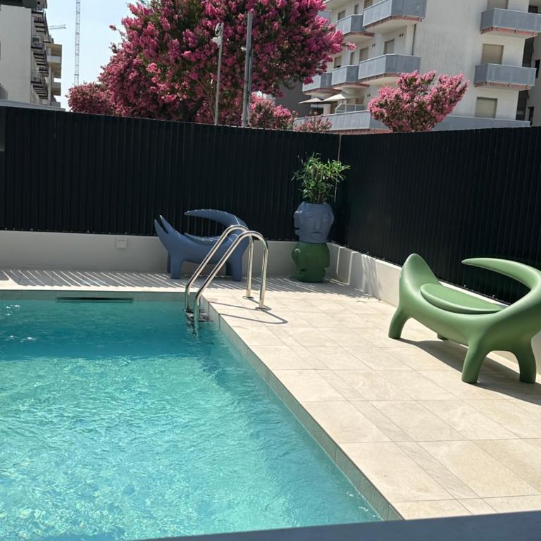 Beach Palace with small swimming pool, private beach, parking - Appartamento con 2 Camere da Letto - 46