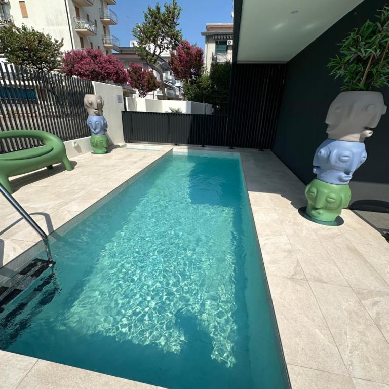 Beach Palace with small swimming pool, private beach, parking - Appartamento con 2 Camere da Letto - 34