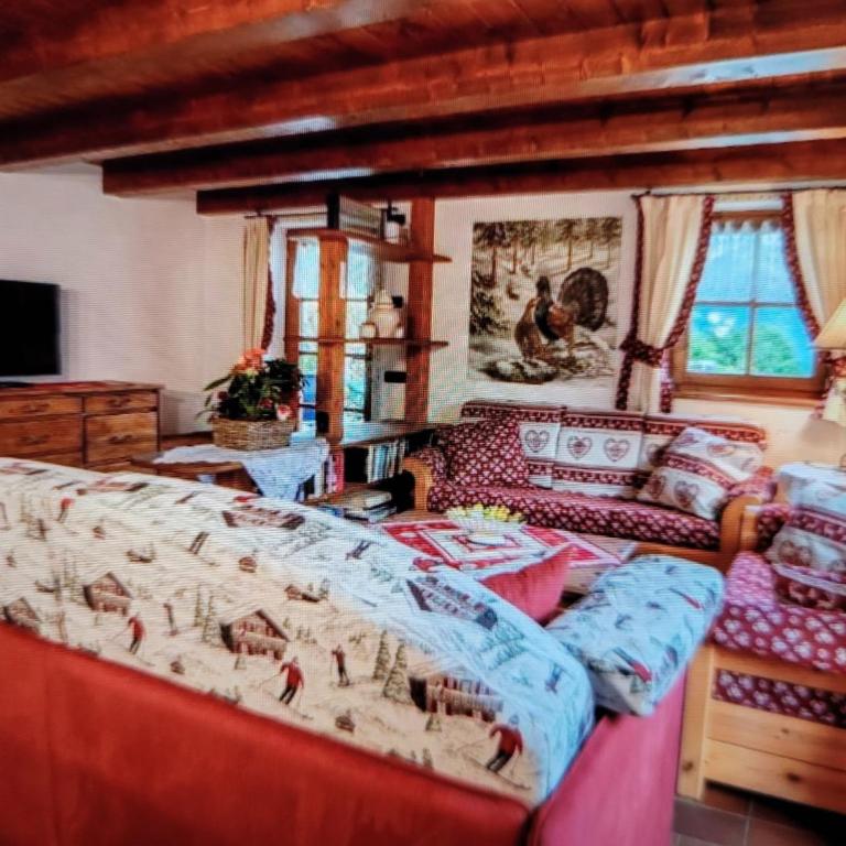 Chalet Berghof L'Aret in Val di Rabbi - Appartamento con 1 Camera da Letto, Balcone e Vista Montagna - 3