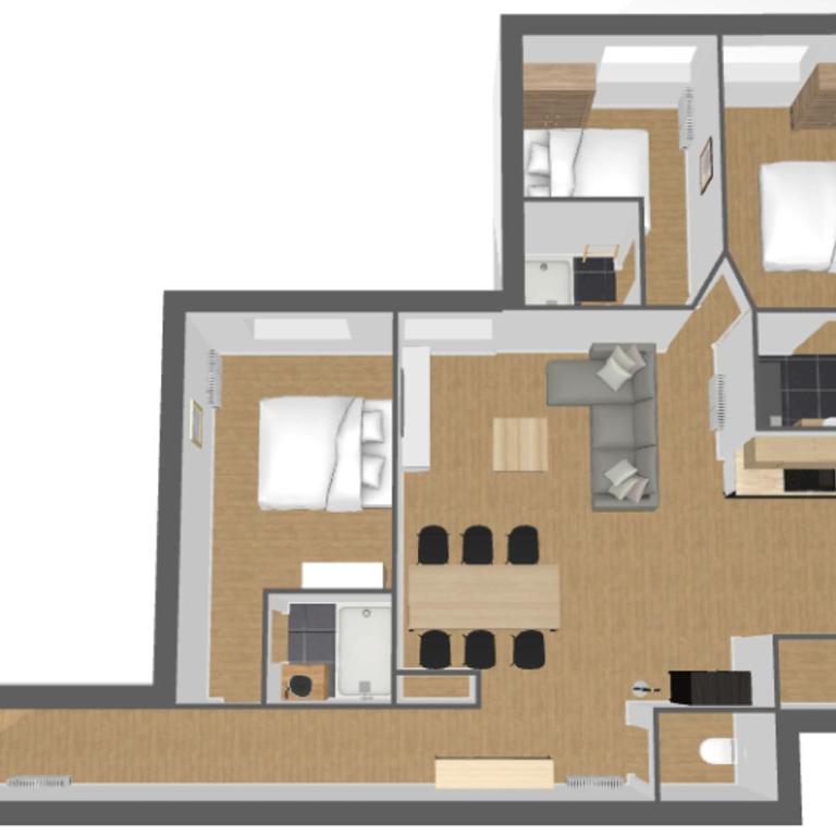 Madonna Élégance, proche sanctuaire, 95m2 - Apartment mit 3 Schlafzimmern - 23