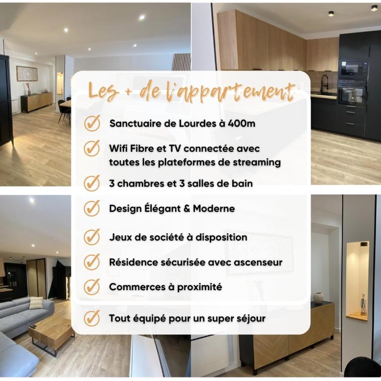 Madonna Élégance, proche sanctuaire, 95m2 - Apartment mit 3 Schlafzimmern - 25