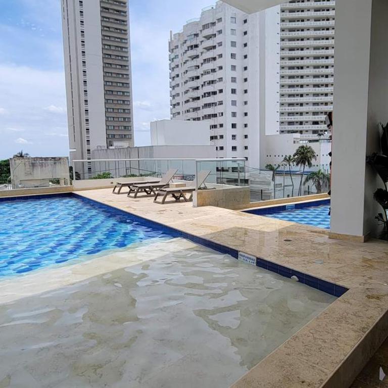 Stunning Infinity Pool, Balcony, steps from Walled City & Marbella Beach - Three-Bedroom Apartment - 3