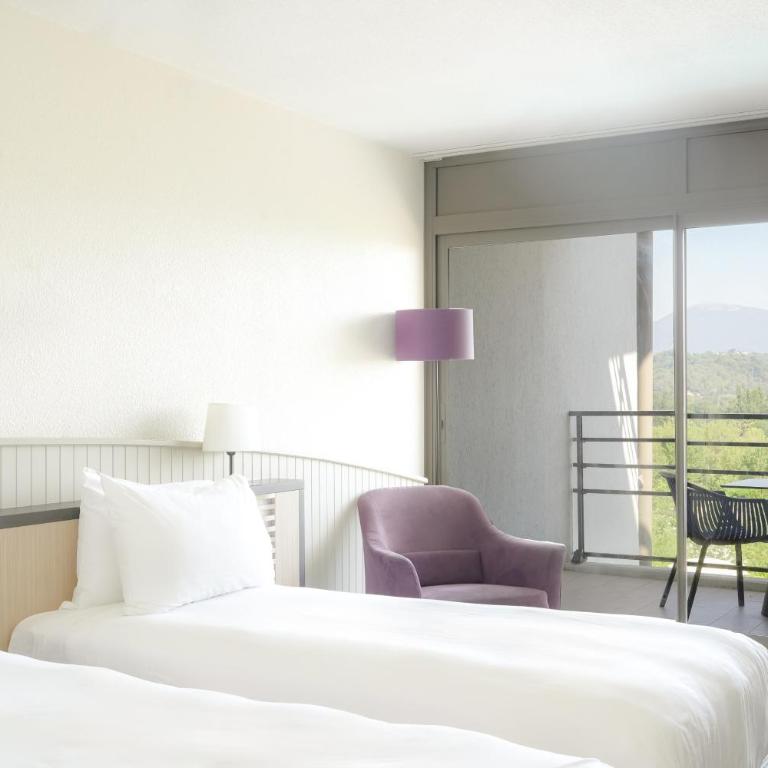 Thalazur Antibes - Hôtel & Spa - Chambre Lits Jumeaux - Vue sur Piscine - 5