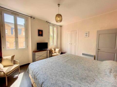 Centre ville - cosy appartement - sous les parapluies - Three-Bedroom Apartment - 19