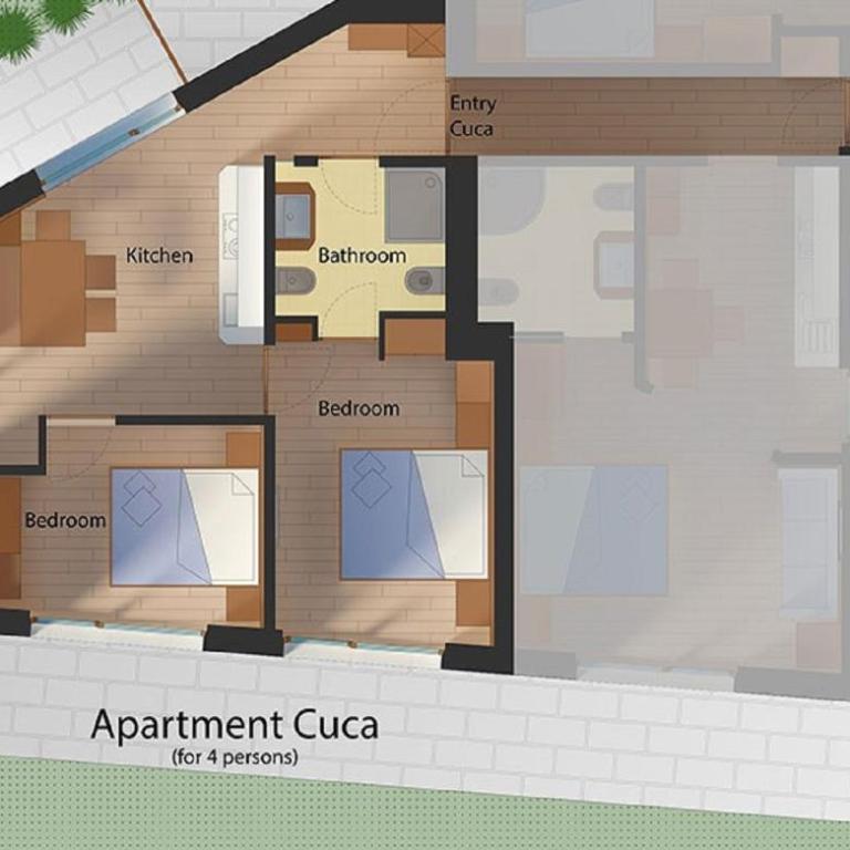 Apartments Mirandula - Appartamento con 2 Camere da Letto - 12