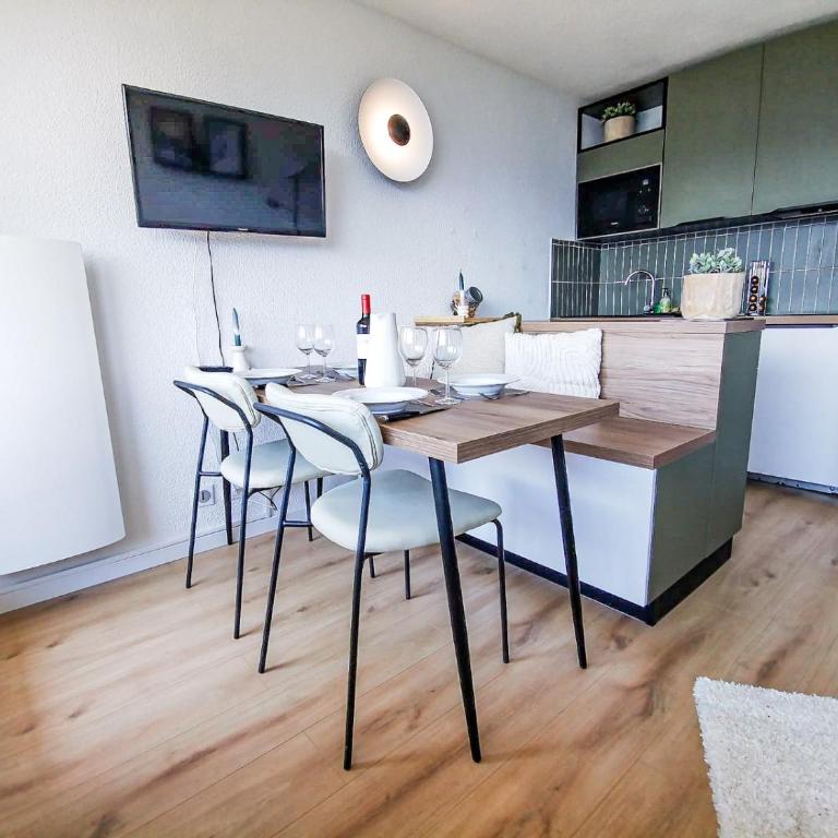 La Montagnarde avec vue imprenable - station Doucy Valmorel - 4pers - Apartment mit 2 Schlafzimmern - 6
