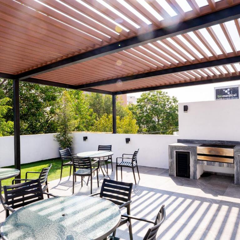 Colonia Americana Patio privado King WiFi Cerca Chapultepec - Two-Bedroom Apartment - 9
