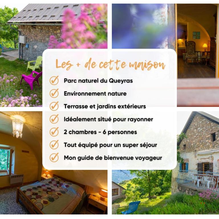 Maison - Parc naturel du Queyras - Pleine nature - Maison 2 Chambres - 3