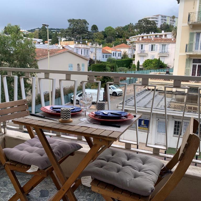 Cannes center terrace AC Wifi 200 m from sea behind Martinez - Apartamento Estudio con balcón - 20