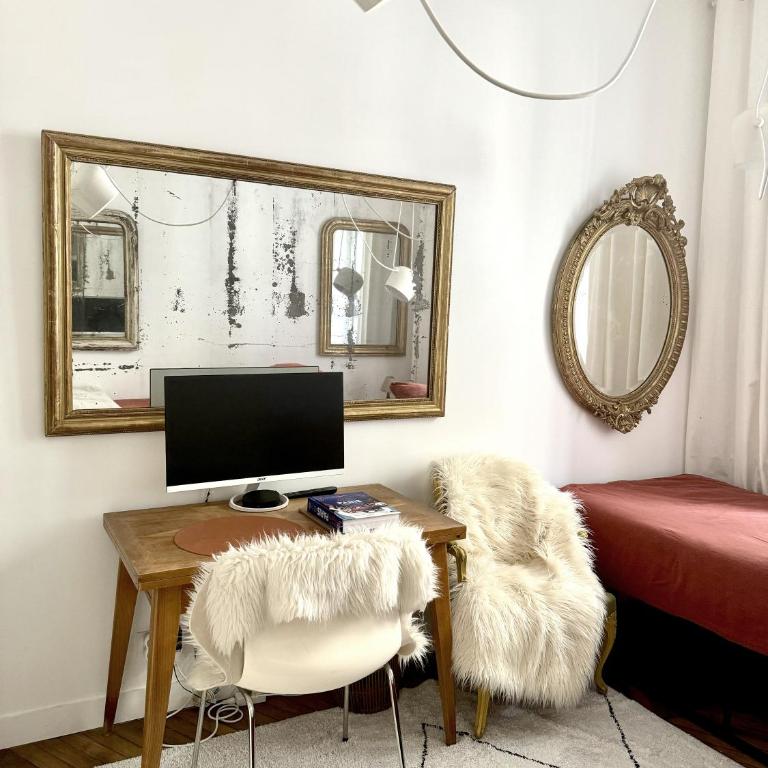 Studio climatisé pour 1 ou 2 personnes au 109 avenue Mozart Paris 16 - Appartement 1 Chambre - 15