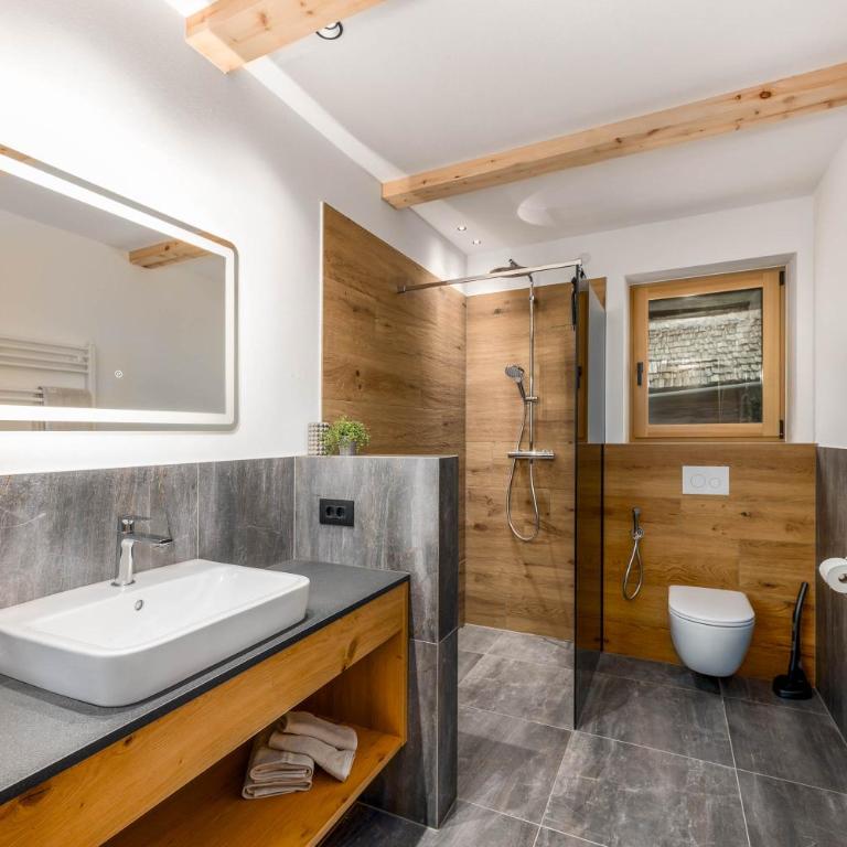 La Munt agriturism - Appartamento con 1 Camera da Letto, Balcone e Vista Montagna - 6