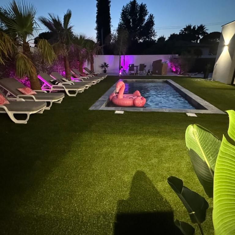 Villa Vanille Cap d Agde Luxe piscine chauffée 5 étoiles - Villa - 29