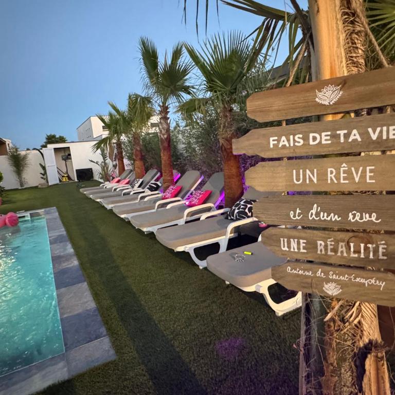 Villa Vanille Cap d Agde Luxe piscine chauffée 5 étoiles - Villa - 42