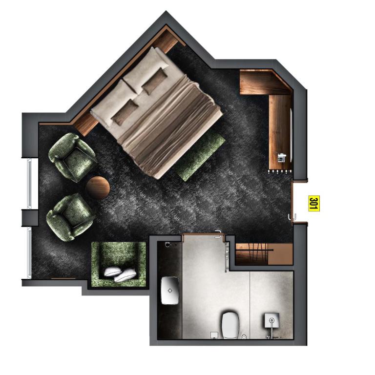 Hotel Garni Astoria - Comfort Doppelzimmer - Dachgeschoss - 7