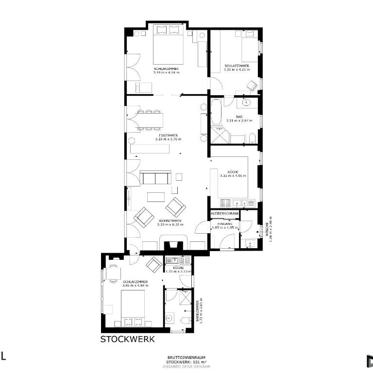 Ferienhaus Blümele - Deluxe Apartment mit 3 Schlafzimmern - 3