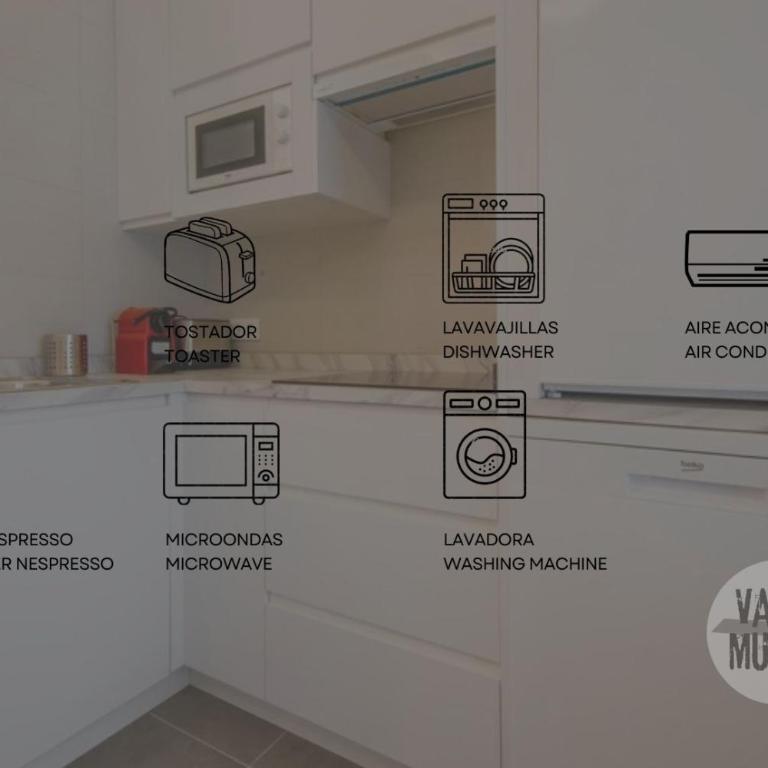 Magnífico Apartamento para 8pax en Calle Santa Ana - Three-Bedroom Apartment - 10