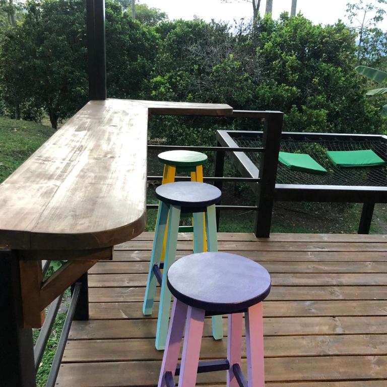 Cabaña tipo glamping en finca cafetera con zonas verdes, avistamiento de aves, paisaje cafetero - Chalet de 1 dormitorio - 38