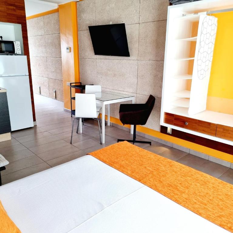Apartamentos El Arrecife - Economy Studio mit Terrasse und Hydromassage-Badewanne (2 Erwachsene) - 3