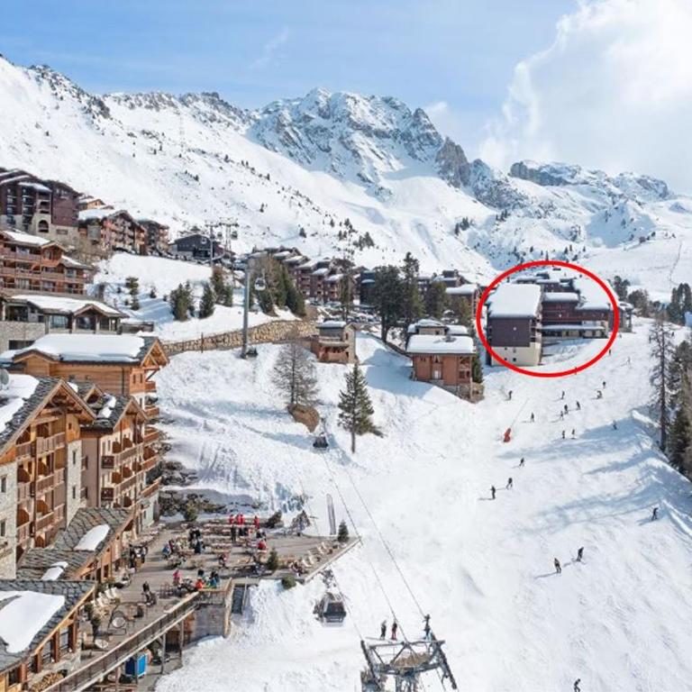 Appartement 4-6p Belle Plagne, skis aux pieds, vue montagne, ensoleillé - Apartment mit 1 Schlafzimmer - 20