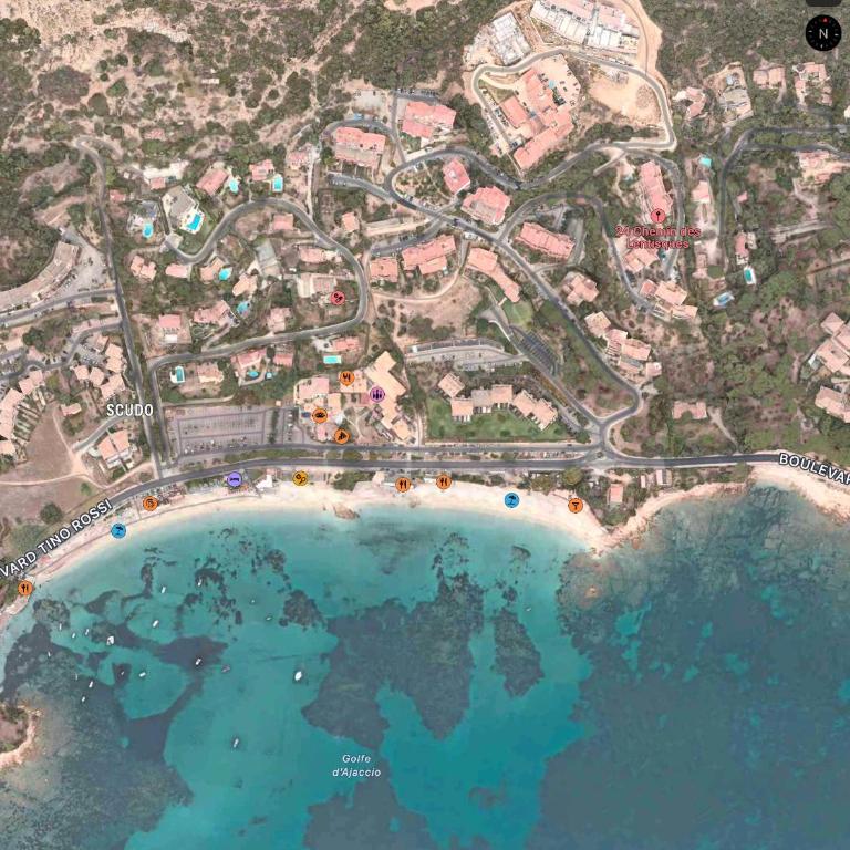 VUE EXCEPTIONNELLE - Ajaccio T3 rte Sanguinaires - Santa Lina - Appartement 2 Chambres - 19
