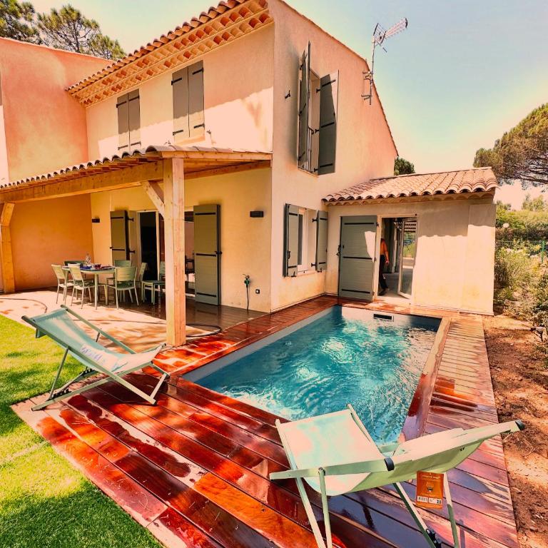 VILLA Plages de la Nartelle- Sainte Maxime - piscine privée - Villa con piscina privada - 1
