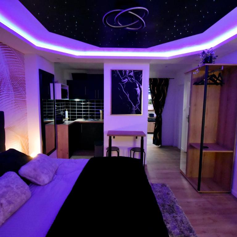 Luxury Love Room with Private Spa & Sauna Havre de Plaisir - Apartment mit 1 Schlafzimmer - 6