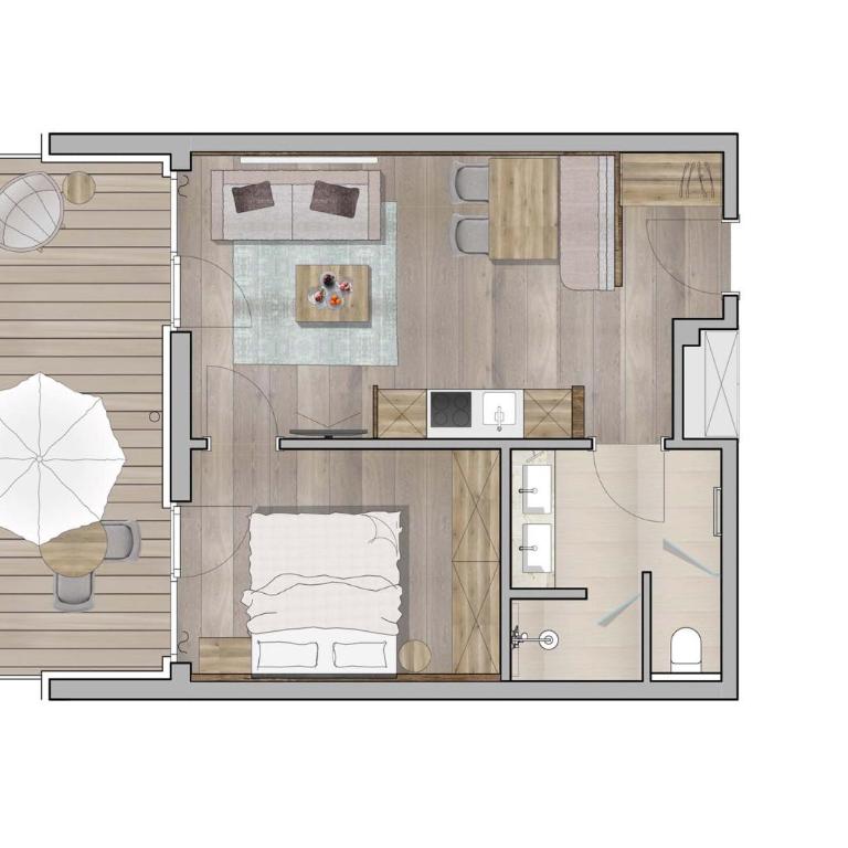 PRIVATE HOMES Alpin Spa Apartments - One-Bedroom Apartment - 14