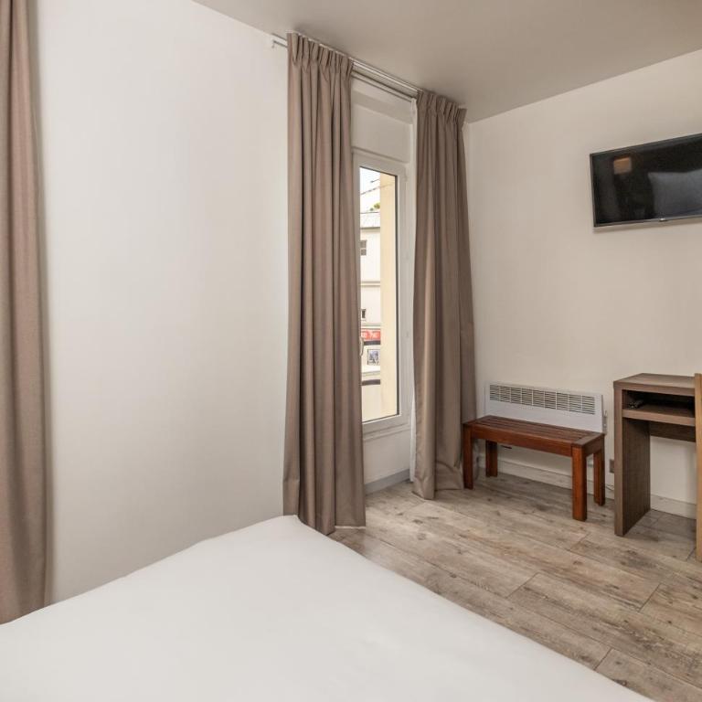 Hotel la Perle Montparnasse - Chambre Double Confort avec Vue sur Rue - 4