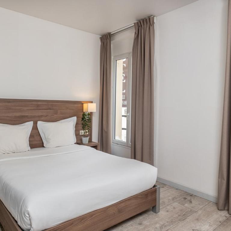 Hotel la Perle Montparnasse - Chambre Double Confort avec Vue sur Rue - 1
