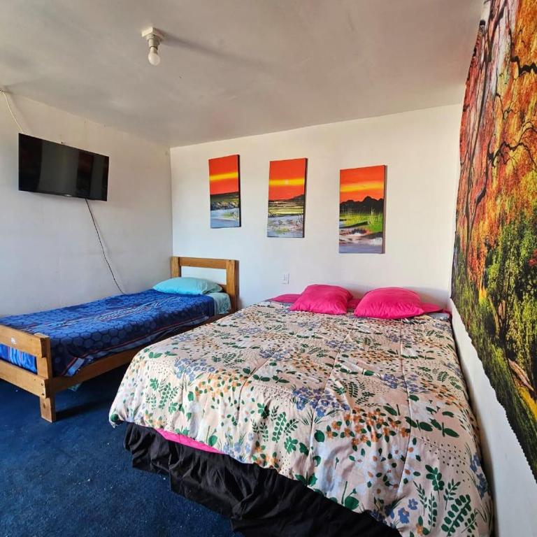 El valle - Twin Room with Private Bathroom - 9