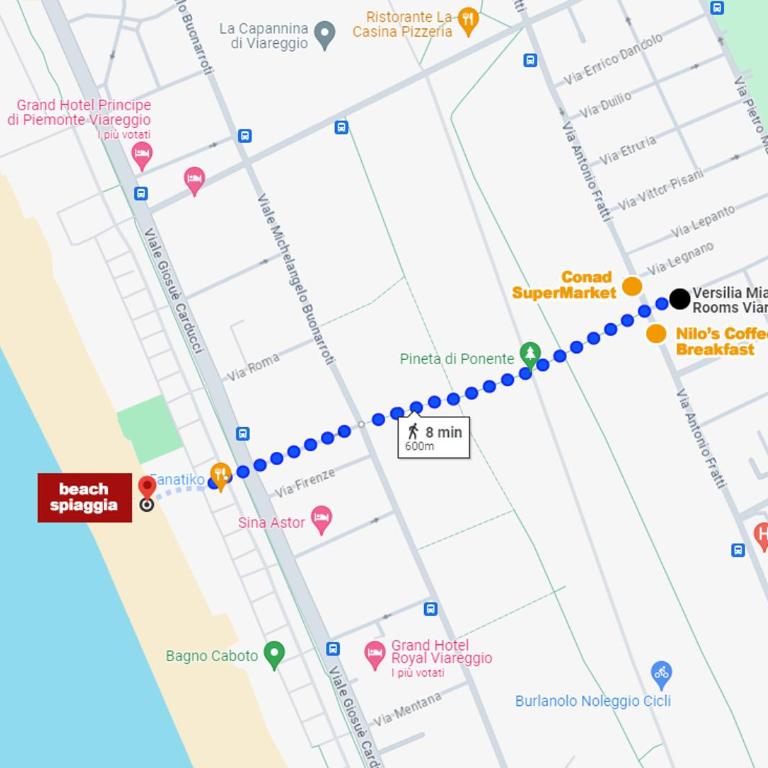 VERSILIA MIA - beach at 8min by walk! new rooms! air condition! - Camera Matrimoniale Deluxe con Balcone - 1